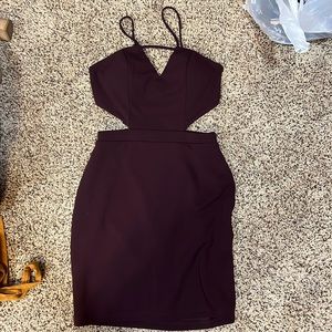 Wine, dark purple size three dress